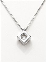 Collana Vidali Gioielli Donna in Oro bianco Zircone COOR-32-34 - COOR-32-34